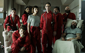 The lead star cast and characters of Spanish web series, Money Heist